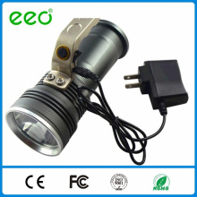 La plus récente conception 5w lampe de poche, lampe de poche rechargeable, lampe de poche rechargeable led